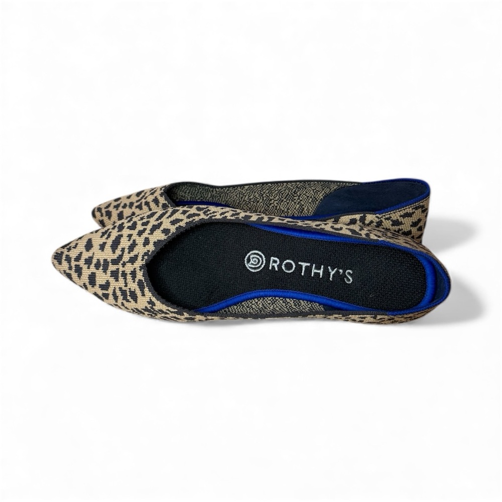 FAKE Rothy's Leopard Print Flats - Picture 4 of 8